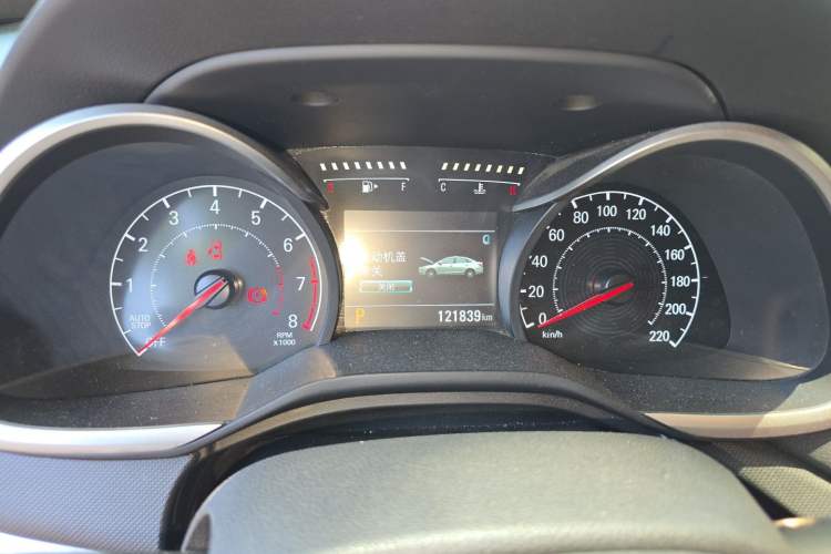 Used Chevrolet Monza 2019 Redline 320T Dual-Clutch Joyful Edition China VI Standard Instrument Cluster