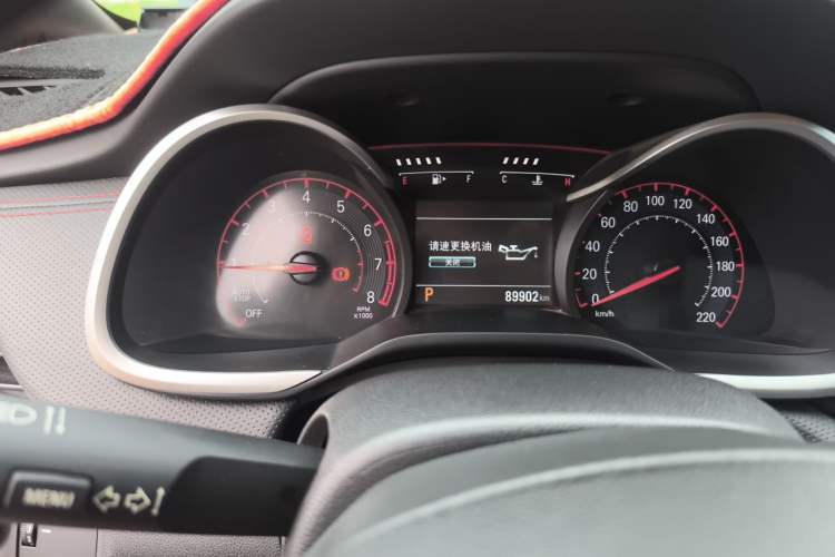 Used Chevrolet Monza 2019 RS 330T Automatic Sporty Edition China VI Standard Odometer Close Up