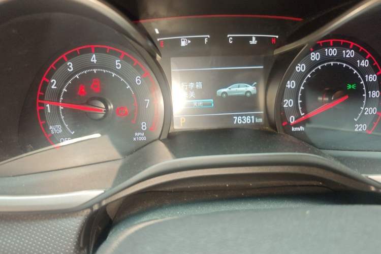 Used Chevrolet Monza 2019 RS 330T Automatic Comfort Edition China VI Standard Odometer Close Up