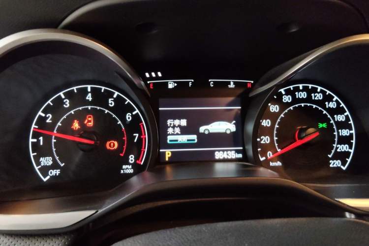 Used Chevrolet Monza 2019 Redline 320T Dual-Clutch Sporty Version China VI Standard Instrument Cluster