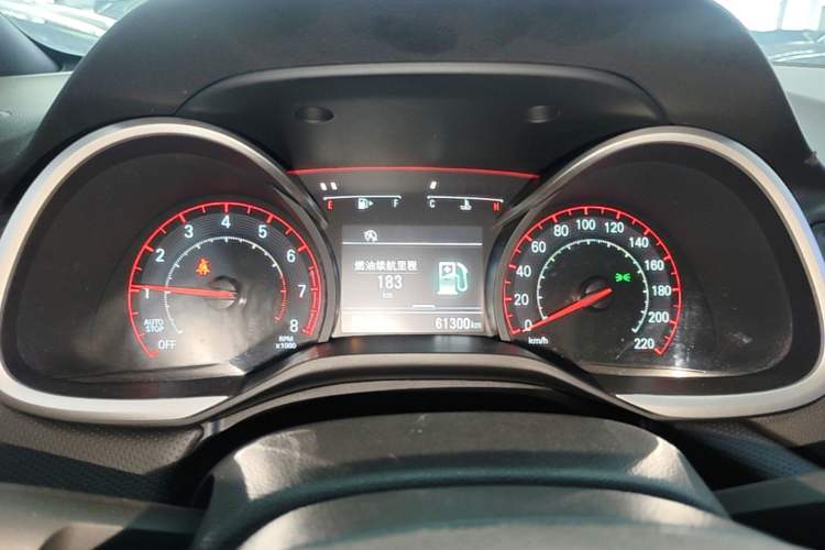 Used Chevrolet Monza 2019 RS 330T Automatic Sporty Edition China VI Standard Instrument Cluster