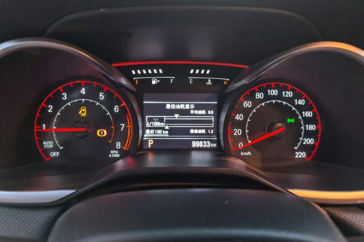 Used Chevrolet Monza 2019 RS 330T Automatic Comfort Edition China VI Standard Instrument Cluster