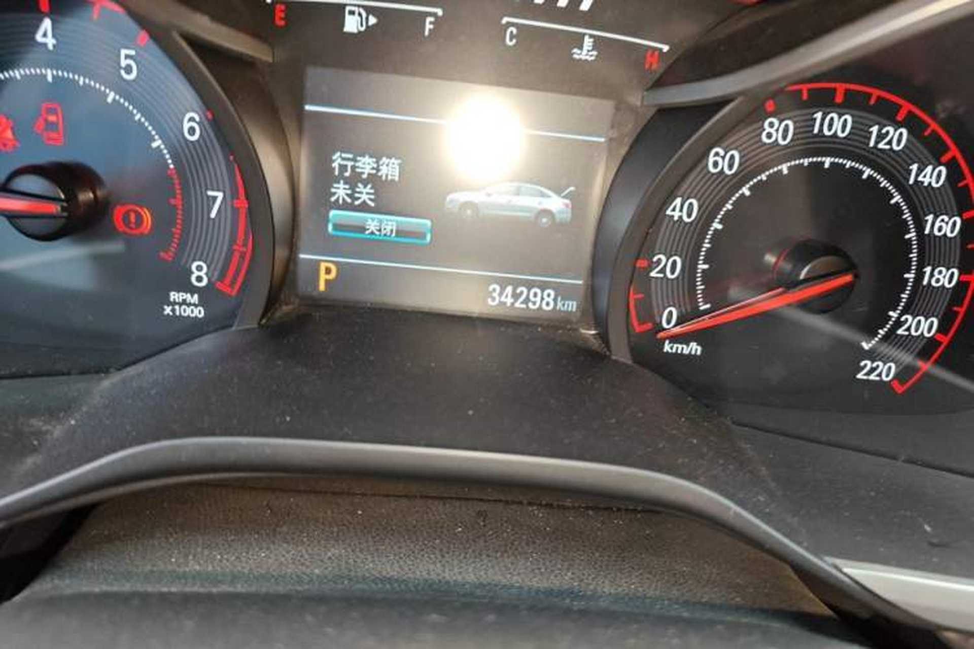 Used Chevrolet Monza 2019 RS 330T Automatic Comfort Edition China VI Standard Odometer Close Up