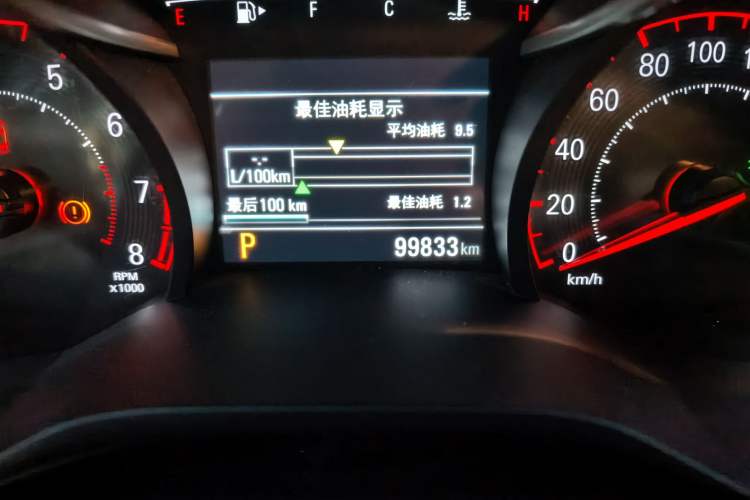 Used Chevrolet Monza 2019 RS 330T Automatic Comfort Edition China VI Standard Odometer Close Up