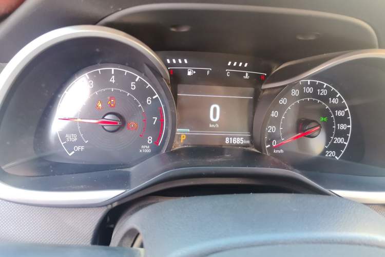 Used Chevrolet Monza 2019 Redline 320T Dual-Clutch Joyful Edition China VI Standard Instrument Cluster