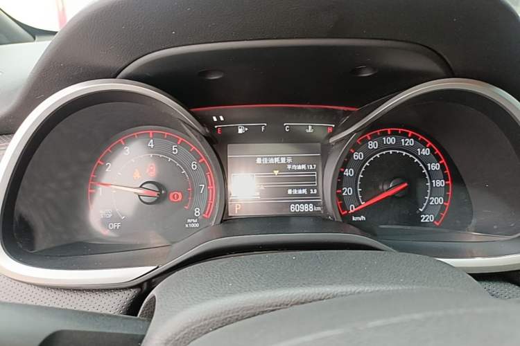 Used Chevrolet Monza 2019 RS 330T Automatic Comfort Edition China VI Standard Instrument Cluster