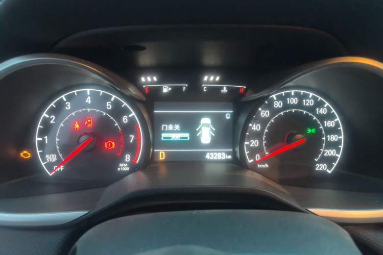 Used Chevrolet Monza 2019 Redline 320T Dual-Clutch Sporty Version China VI Standard Instrument Cluster