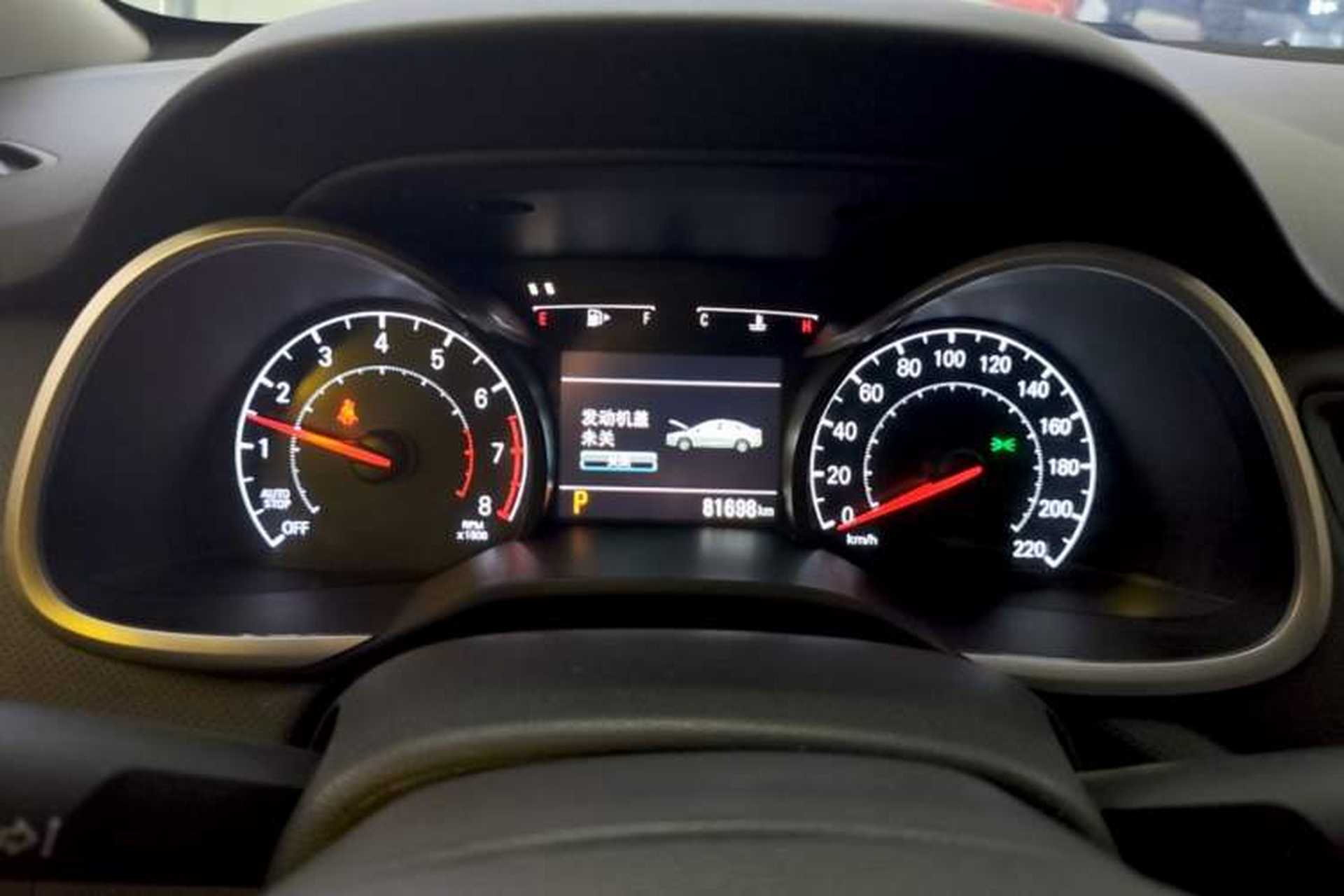 Used Chevrolet Monza 2019 Redline 320T Dual-Clutch Sporty Version China VI Standard Instrument Cluster