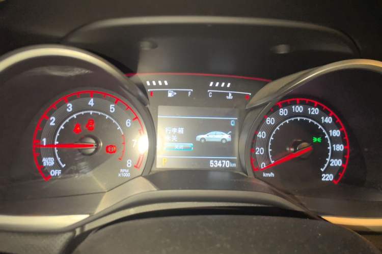 Used Chevrolet Monza 2019 RS 330T Automatic Comfort Edition China VI Standard Instrument Cluster