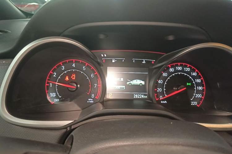 Used Chevrolet Monza 2019 RS 330T Automatic Comfort Edition China VI Standard Instrument Cluster