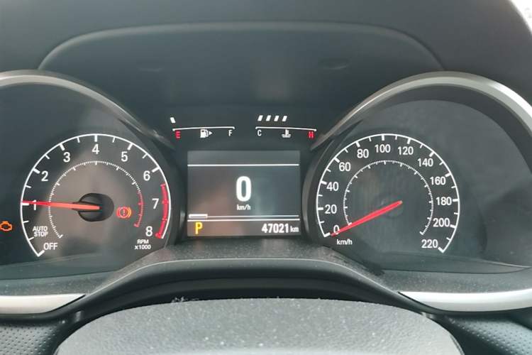 Used Chevrolet Monza 2019 Redline 320T Dual-Clutch Sporty Version China VI Standard Instrument Cluster