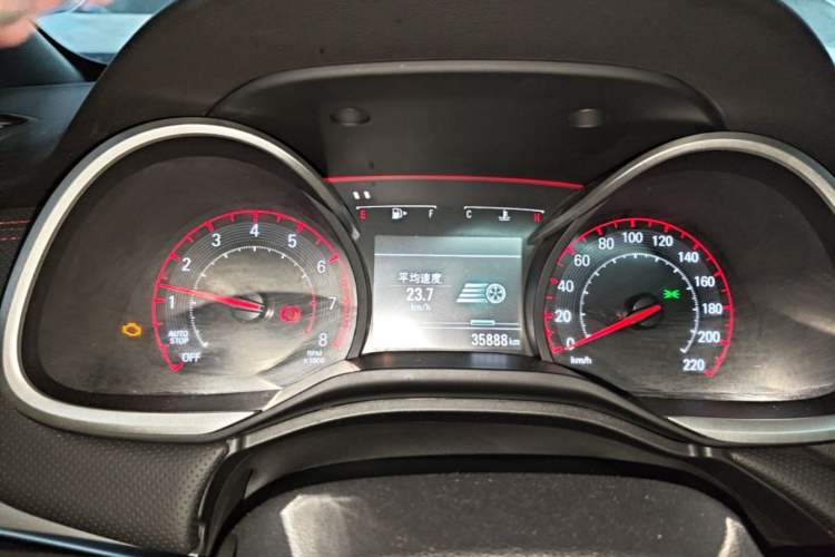 Used Chevrolet Monza 2019 RS 330T Automatic Comfort Edition China VI Standard Instrument Cluster