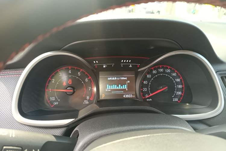Used Chevrolet Monza 2019 RS 330T Automatic Sporty Edition China VI Standard Instrument Cluster