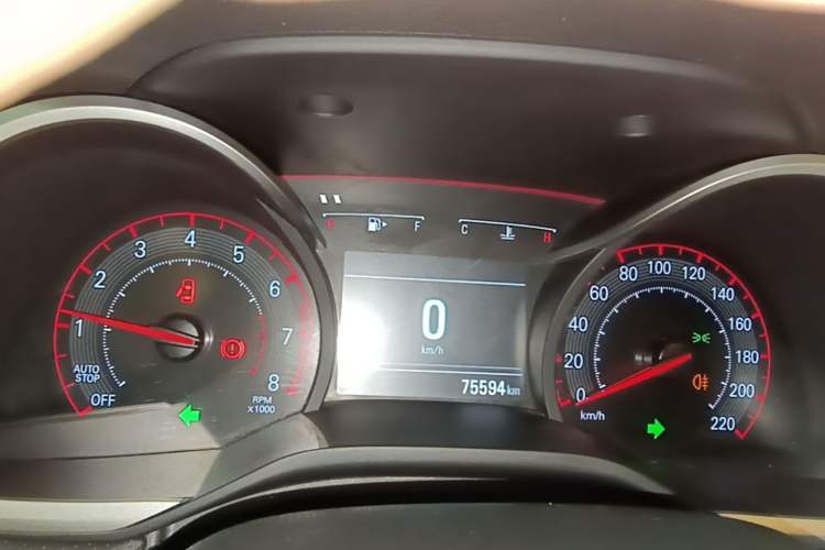 Used Chevrolet Monza 2019 RS 330T Automatic Comfort Edition China VI Standard Instrument Cluster