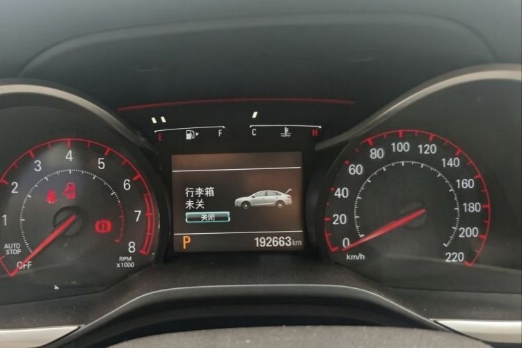Used Chevrolet Monza 2019 RS 330T Automatic Comfort Edition China VI Standard Instrument Cluster