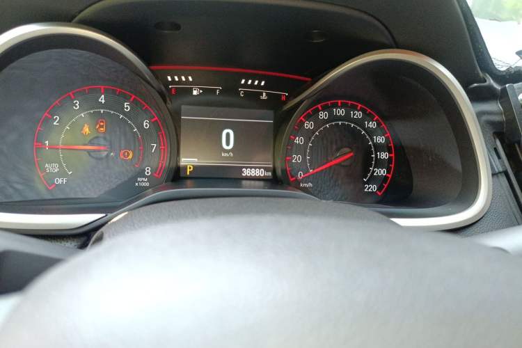 Used Chevrolet Monza 2019 RS 330T Automatic Comfort Edition China VI Standard Odometer Close Up