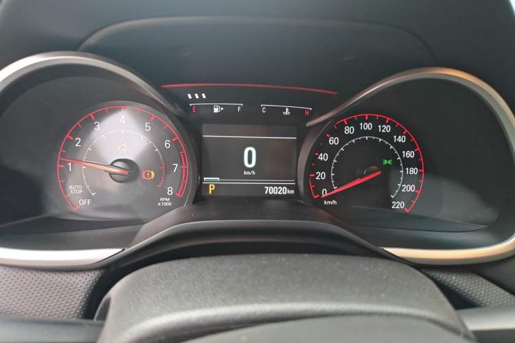 Used Chevrolet Monza 2019 RS 330T Automatic Comfort Edition China VI Standard Odometer Close Up