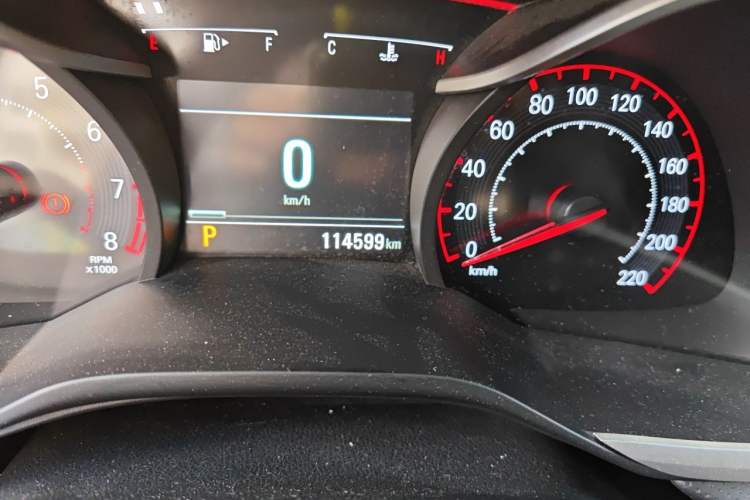 Used Chevrolet Monza 2019 RS 330T Automatic Comfort Edition China VI Standard Odometer Close Up