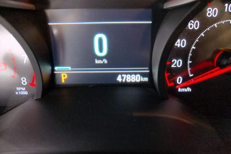 Used Chevrolet Monza 2019 RS 330T Automatic Comfort Edition China VI Standard Odometer Close Up