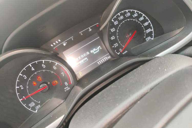 Used Chevrolet Monza 2019 Redline 320T Dual-Clutch Sporty Version China VI Standard Odometer Close Up