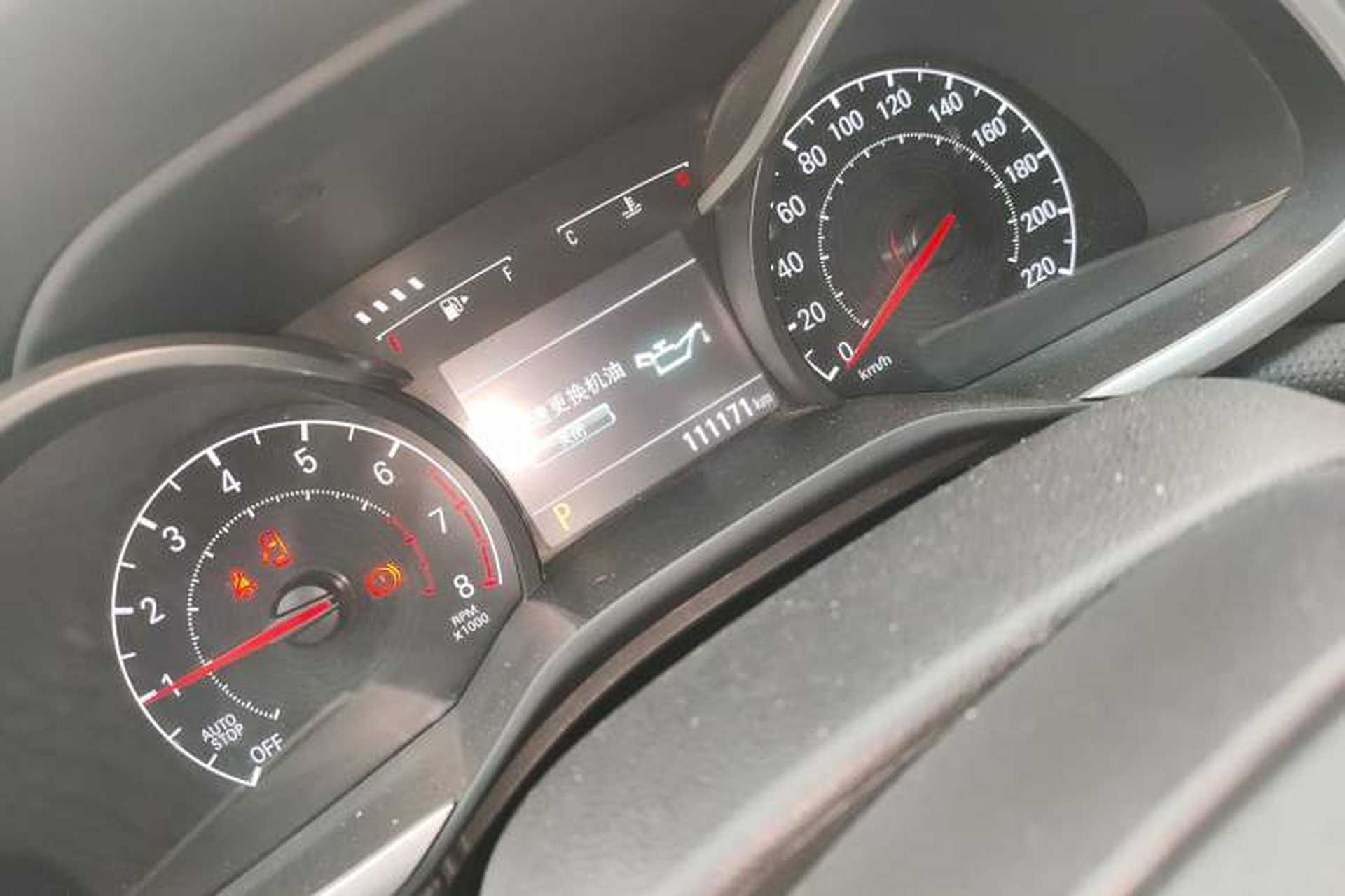 Used Chevrolet Monza 2019 Redline 320T Dual-Clutch Sporty Version China VI Standard Odometer Close Up