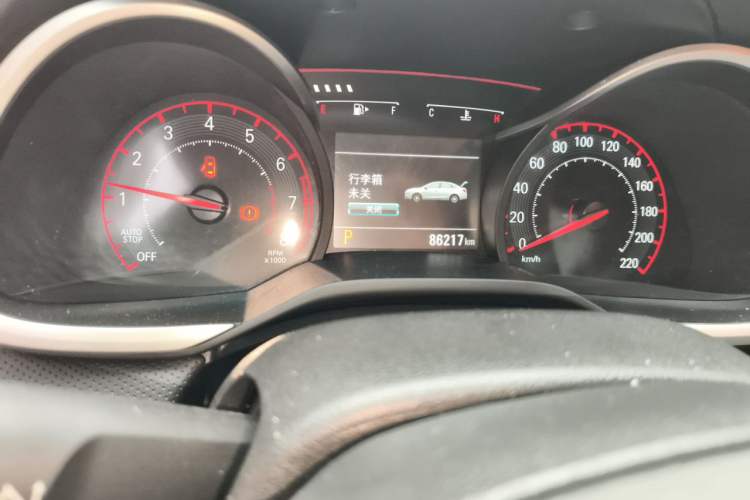 Used Chevrolet Monza 2019 RS 330T Automatic Comfort Edition China VI Standard Odometer Close Up