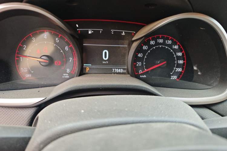 Used Chevrolet Monza 2019 RS 330T Automatic Comfort Edition China VI Standard Odometer Close Up