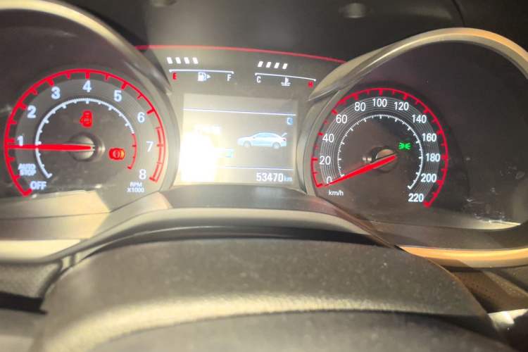 Used Chevrolet Monza 2019 RS 330T Automatic Comfort Edition China VI Standard Odometer Close Up