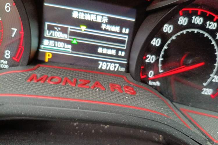 Used Chevrolet Monza 2019 RS 330T Automatic Sporty Edition China VI Standard Odometer Close Up