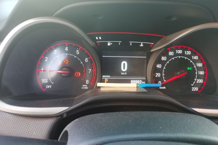 Used Chevrolet Monza 2019 RS 330T Automatic Comfort Edition China VI Standard Odometer Close Up