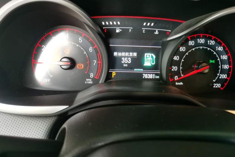 Used Chevrolet Monza 2019 RS 330T Automatic Comfort Edition China VI Standard Odometer Close Up