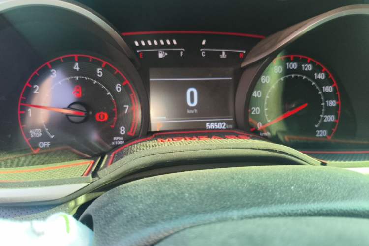 Used Chevrolet Monza 2020 Light Hybrid RS 330T Automatic Comfort Edition Odometer Close Up