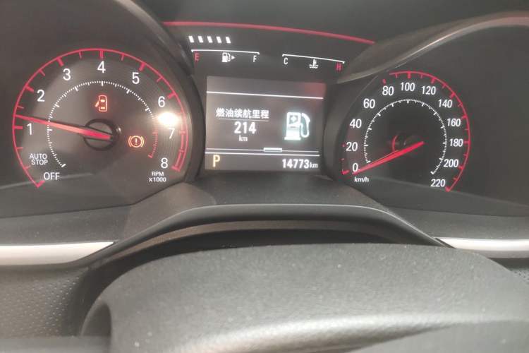 Used Chevrolet Monza 2020 Light Hybrid RS 330T Automatic Comfort Edition Odometer Close Up