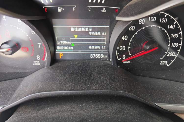 Used Chevrolet Monza 2020 320 Automatic Enjoyment Edition Odometer Close Up