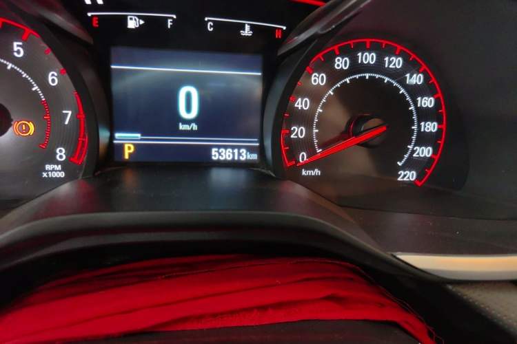 Used Chevrolet Monza 2020 Light Hybrid RS 330T Automatic Comfort Edition Odometer Close Up