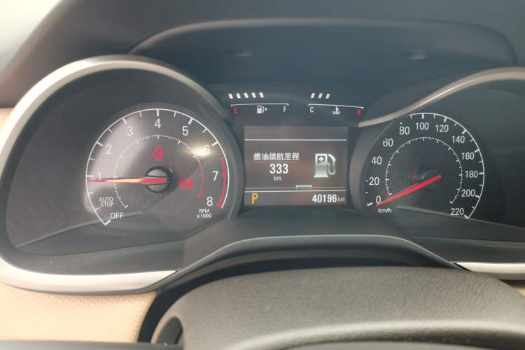Used Chevrolet Monza 2021 320 Automatic Enjoyment Sunroof Edition Odometer Close Up