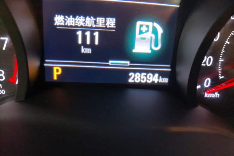 Used Chevrolet Monza 2022 320 Automatic Enjoyment Sunroof Version Odometer Close Up