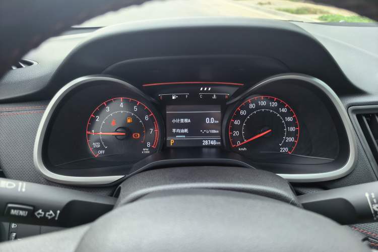 Used Chevrolet Monza 2022 Light Hybrid RS 330T Automatic Comfort Edition Odometer Close Up
