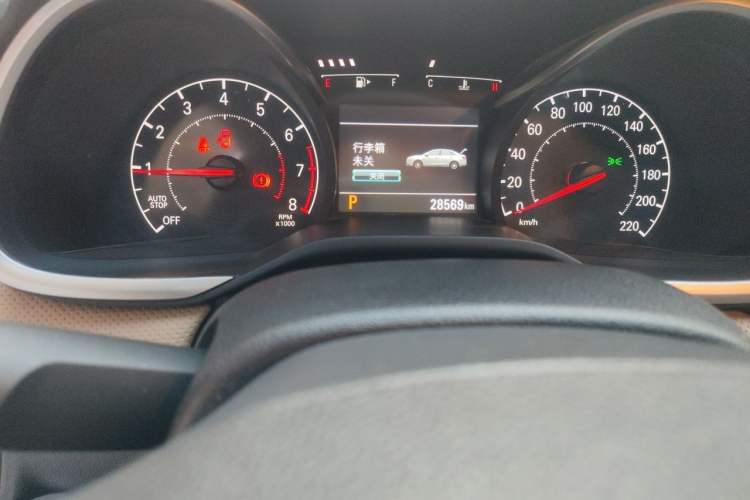 Used Chevrolet Monza 2022 320 Automatic Enjoyment Sunroof Version Odometer Close Up