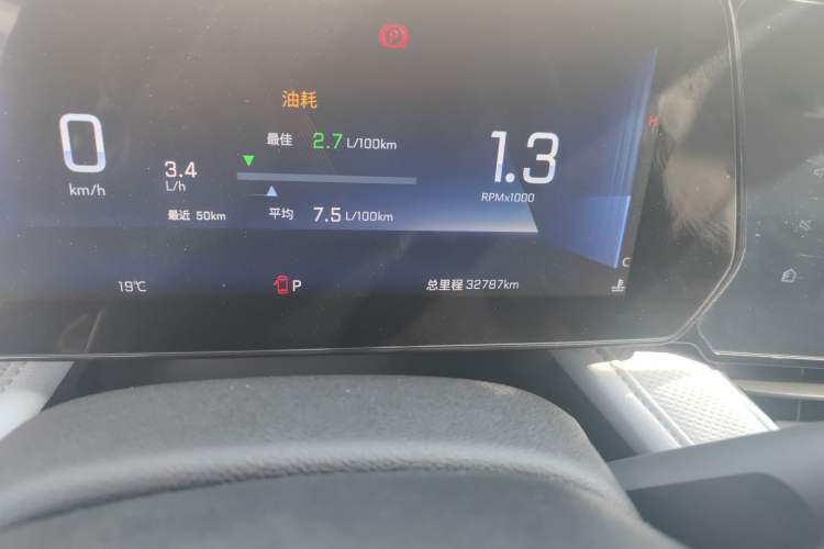 Used Chevrolet Monza 2023 1.5L Dual-Clutch Enjoyment Edition Odometer Close Up