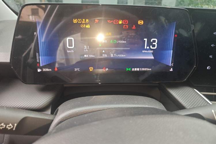 Used Chevrolet Monza 2023 1.5L Dual-Clutch Enjoyment Edition Odometer Close Up