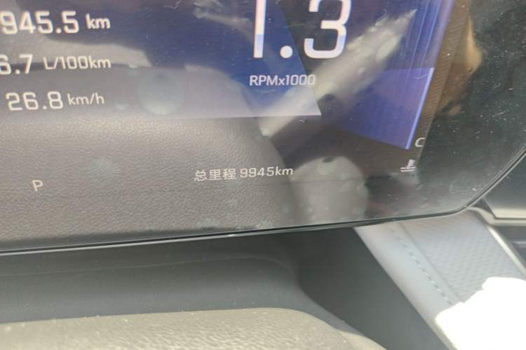 Used Chevrolet Monza 2023 1.5L Dual-Clutch Enjoyment Edition Odometer Close Up