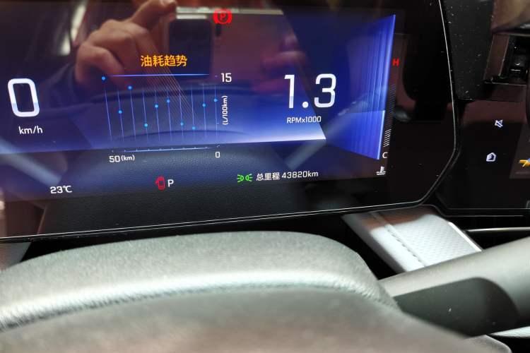 Used Chevrolet Monza 2023 1.5L Dual-Clutch Enjoyment Edition Odometer Close Up