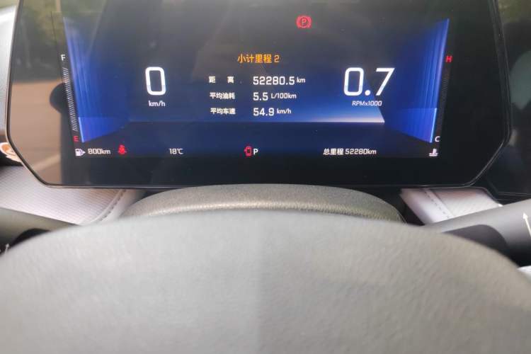 Used Chevrolet Monza 2023 1.5L Dual-Clutch Enjoyment Edition Odometer Close Up