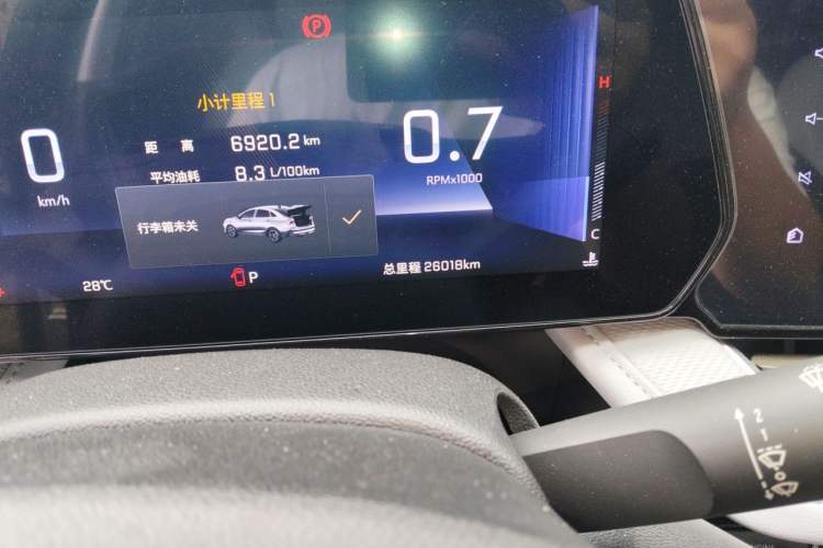 Used Chevrolet Monza 2023 1.5L Dual-Clutch Enjoyment Edition Odometer Close Up
