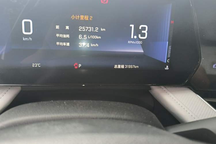 Used Chevrolet Monza 2023 1.5L Dual-Clutch Enjoyment Edition Odometer Close Up