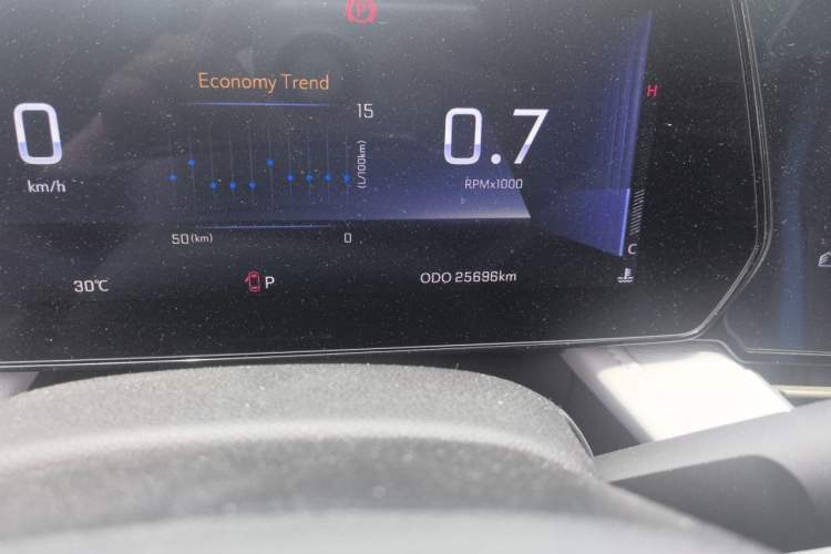 Used Chevrolet Monza 2023 1.5L Dual-Clutch Enjoyment Edition Odometer Close Up