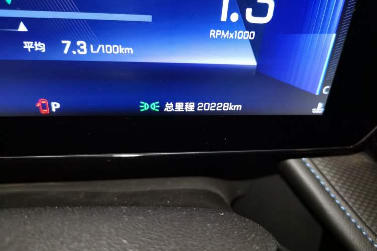 Used Chevrolet Monza 2023 1.3T Mild Hybrid Automatic Luxury Edition Odometer Close Up