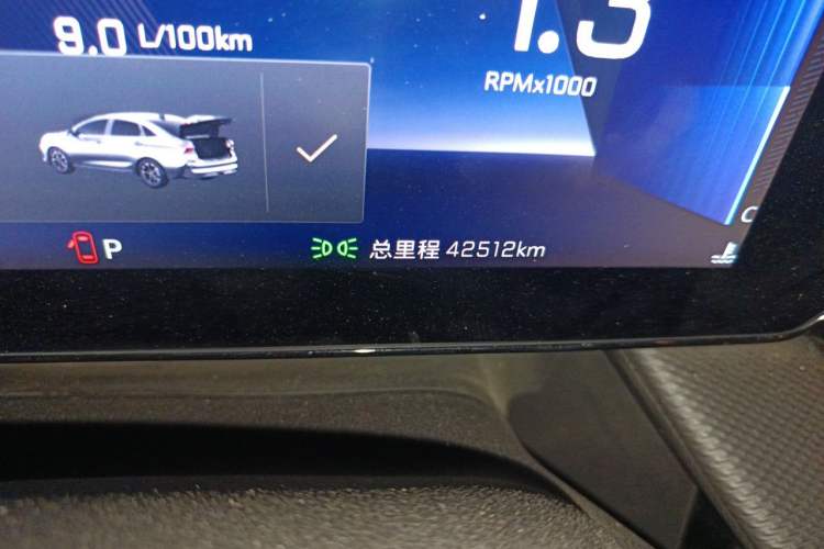Used Chevrolet Monza 2023 1.5L Dual-Clutch Enjoyment Edition Odometer Close Up