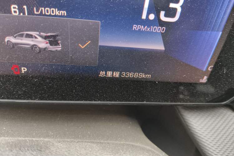 Used Chevrolet Monza 2023 1.5L Dual-Clutch Enjoyment Edition Odometer Close Up